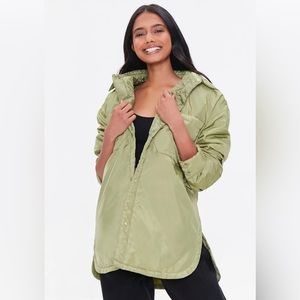 Dolphin-Hem Pocket Jacket Size Small